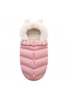 Конверт в коляску для новорожденных осень зима - Royal Felle Lory - Pink Конверт в коляску для новорожденных осень зима - Royal Felle Lory - Pink